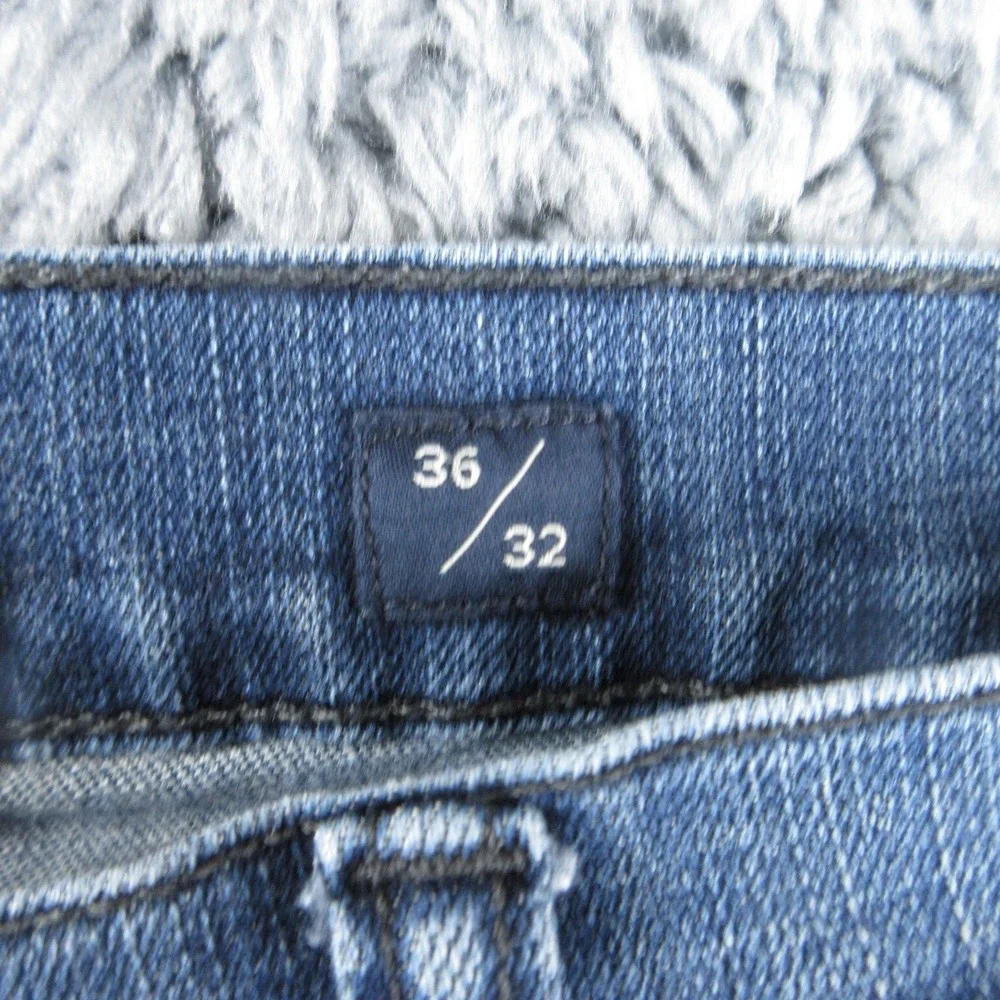Lucky Brand Jeans Mens 36x32 Blue Denim 121 Slim 37x30.5*